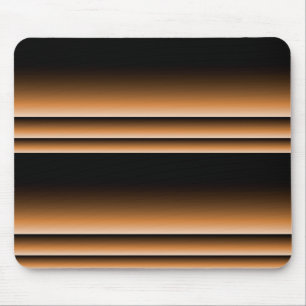Metallische kupferne Bronzestreifen Browns Ombre Mousepad