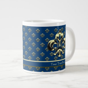 Metallische Lilie (Gold) Jumbo-Tasse