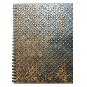 Metallische Oberfläche, reflektierender Texturhint Notizblock