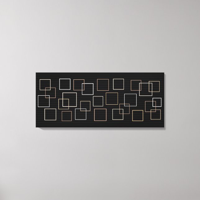 Metallische Plätze Leinwanddruck (Vorderseite)