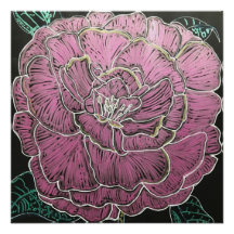 Metallische Rosa Rose