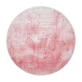 Metallische Rote Leinwand: Pinselstrich Elegance. Schneidebrett