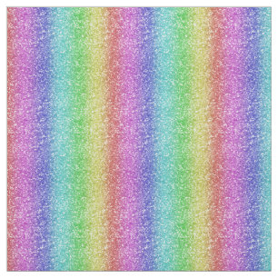 Metallische schlanke Regenbogen-Glitzer-Imitate Stoff