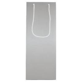 Metallische Silberglocken Geschenktüte Für Weinflaschen