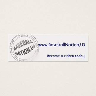 Metallische Skinny Cards - BaseballNation