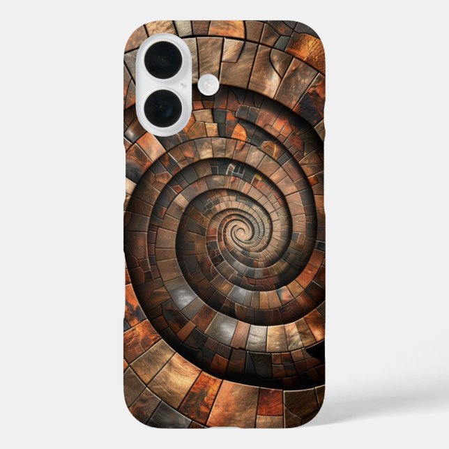 Metallische Spirale Case-Mate iPhone Hülle (Rückseite)