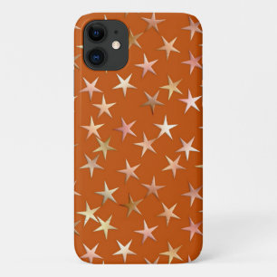 Metallische Sterne, helle Gold- und Kupfertönen Case-Mate iPhone Hülle