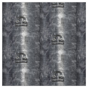 Metallische Style Libra Zodiac-Zeichen Stoff