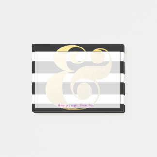 Metallische u. Streifen-Etzeichen-Post-It Post-it Klebezettel