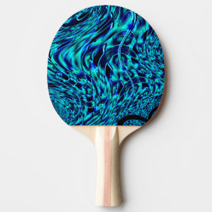 Metallische und krüge Täuschung, blau bis grün Tischtennis Schläger