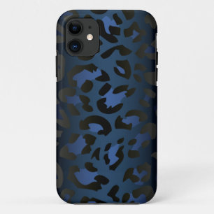 Metallischer blauer Leopard-Haut iPhone 5 Kasten Case-Mate iPhone Hülle