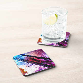 Metallischer Busstopper Miami Beverage Coaster Getränkeuntersetzer