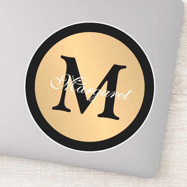 Metallischer Button-Cutout für den personalisierte Aufkleber (Detail)