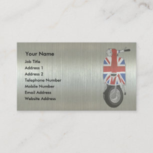 Metallischer Effekt UJ Roller Visitenkarte