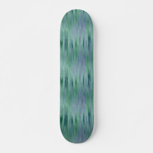 Metallischer Effekt von grün flüssig Skateboard