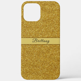 Metallischer Gold Glitzer Künstlerischer Abstrakte Case-Mate iPhone Hülle