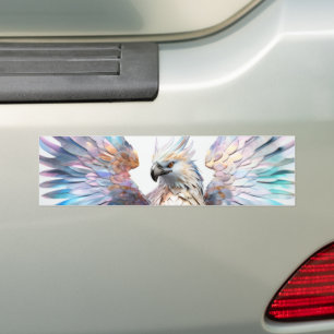 Metallischer Iridescent Eagle Autoaufkleber