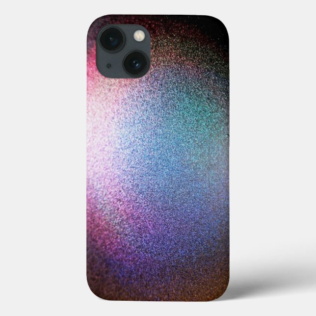 Metallischer Regenbogen-Glitzer Case-Mate iPhone Hülle (Rückseite)