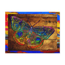 Metallischer Regenbogen-Schmetterling