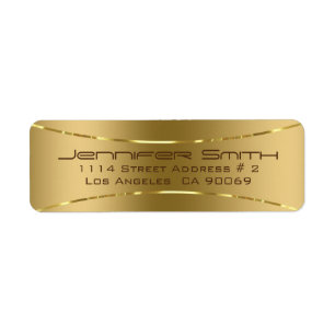 Metallisches Aussehen mit goldenem Hintergrund