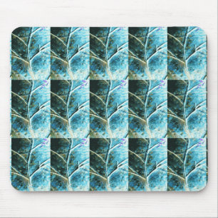 metallisches Blatt mousepad