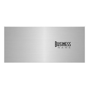 Metallisches Design-Rack-Karte Werbekarte