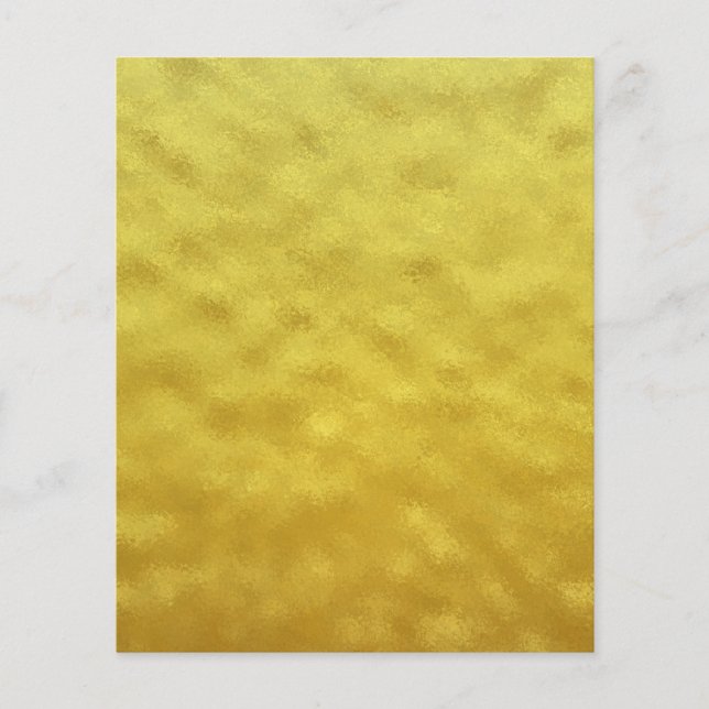 Metallisches Gold Foil Scrapbook (Vorderseite)