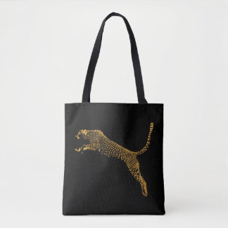 Metallisches Gold-Leaping-Cheetah