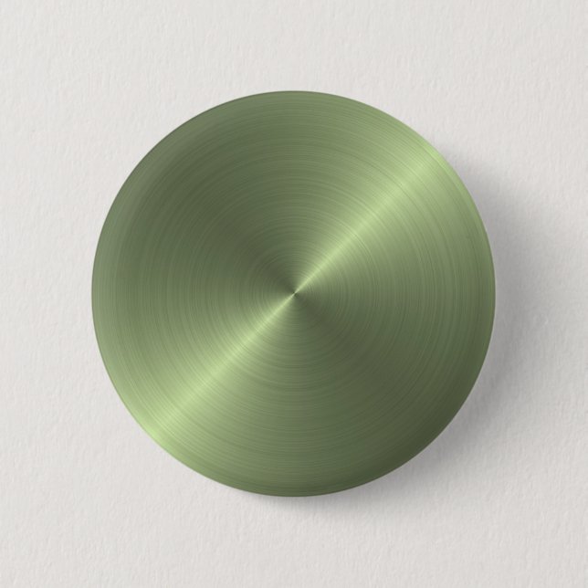 Metallisches Grün Button (Vorderseite)