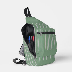 Metallisches Grün Crossbody Bag
