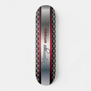 Metallisches Hintergrundkunst 5A Skateboard