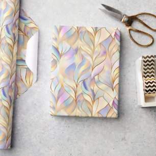 Metallisches Irisierendes Pastell-Verpackungspapie Geschenkpapier