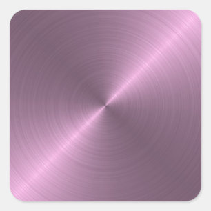 Metallisches Lila Quadratischer Aufkleber