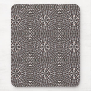 Metallisches Mesh Silver Mousepad