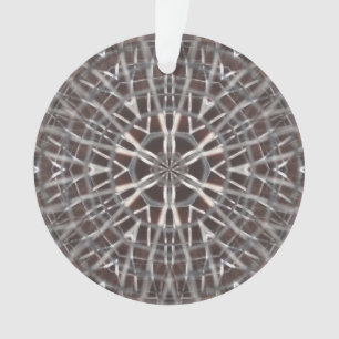 Metallisches Mesh Silver Ornament