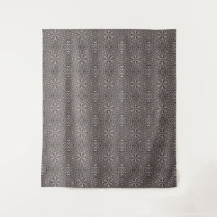 Metallisches Mesh Silver Wandteppich