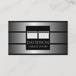 Metallisches Metall Garage Door Company Visitenkarte