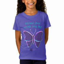 METALLISCHES SCHMETTERLING-T-Shirt 