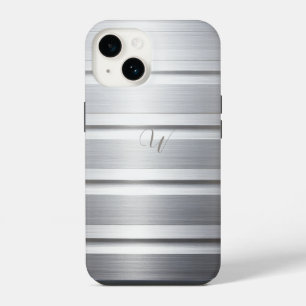 Metallisches Silber-Handyhülle iPhone 14 Hülle