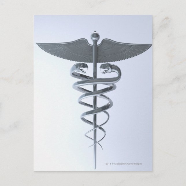 Metallkadukeus Postkarte (Vorderseite)