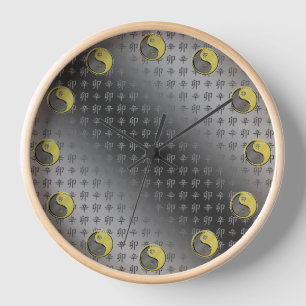 Metallkaninchen Uhr