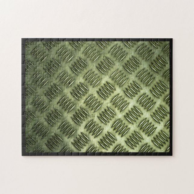 Metallkarierte Puzzle (Horizontal)