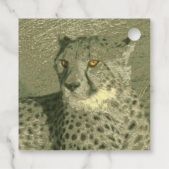 Metallkäse Geschenkanhänger (Rückseite)