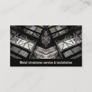 Metallkonstruktionsdienstleistungen und Installati Visitenkarte
