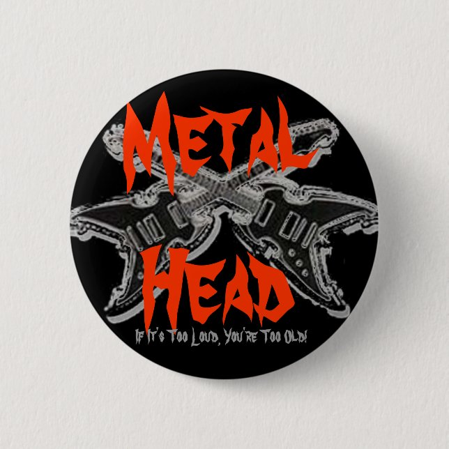 Metallkopf Button (Vorderseite)