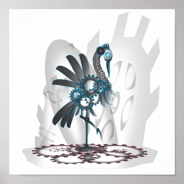 Metallkran Poster (Vorne)