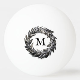 Metallmaskuline Kräne mit Ihrem Monogramm Tischtennisball
