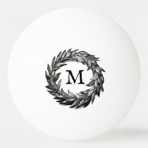 Metallmaskuline Kräne mit Ihrem Monogramm Tischtennisball