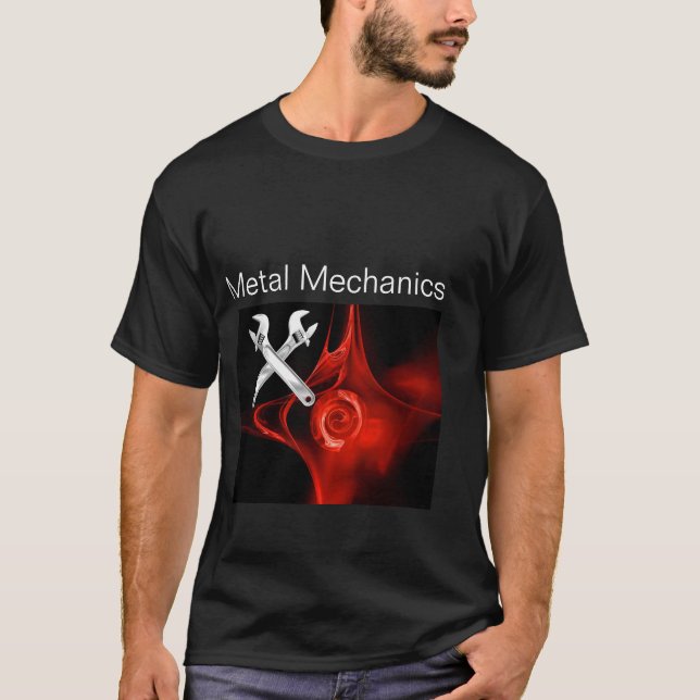 METALLMECHANIKEN, PLUMBERN, KREUZEN T-Shirt (Vorderseite)