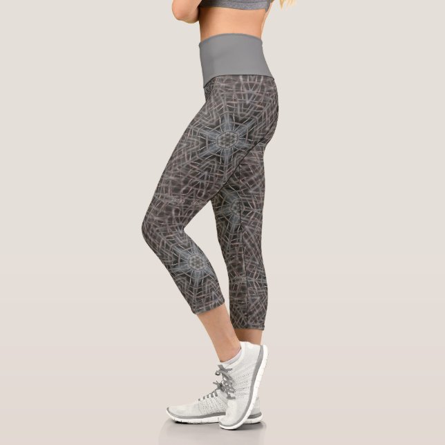 Metallmesh Capri Leggings (Links)
